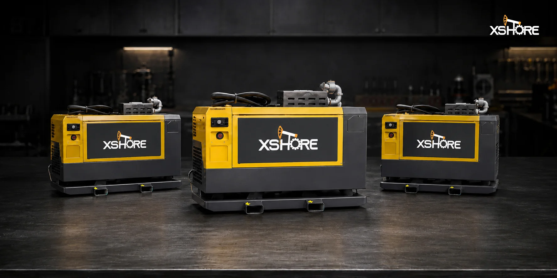 Industrial air compressor rental equipment