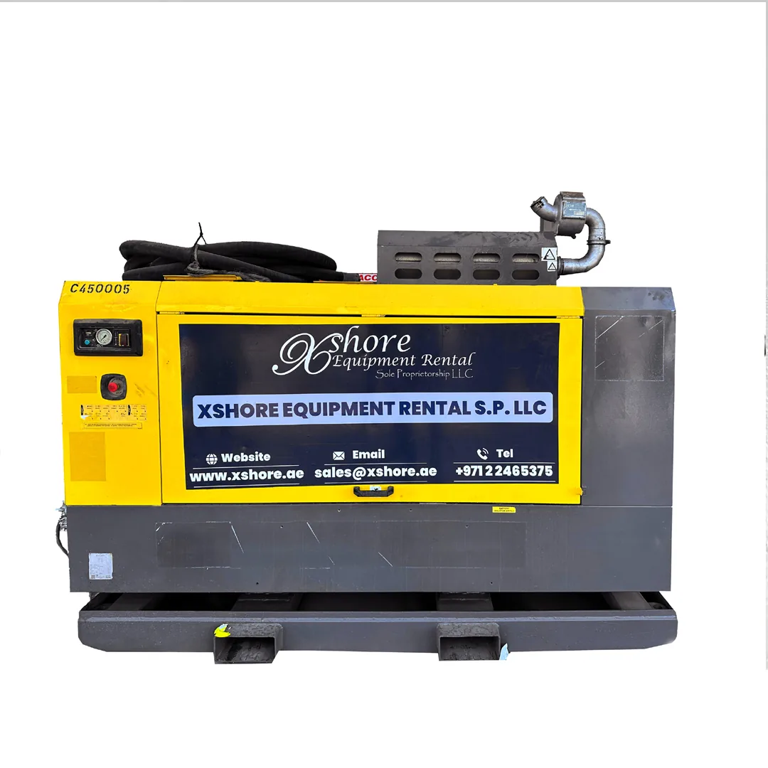 Industrial air compressor rental UAE diesel electric